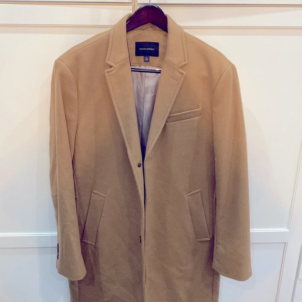 Mens Banana Republic overcoat